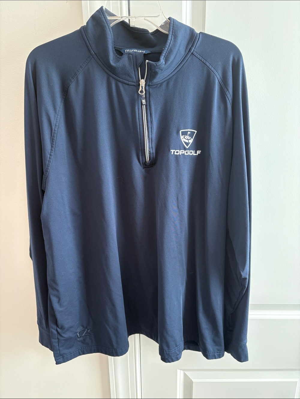 Cutter & Buck Navy TopGolf Quarter-Zip Pullover